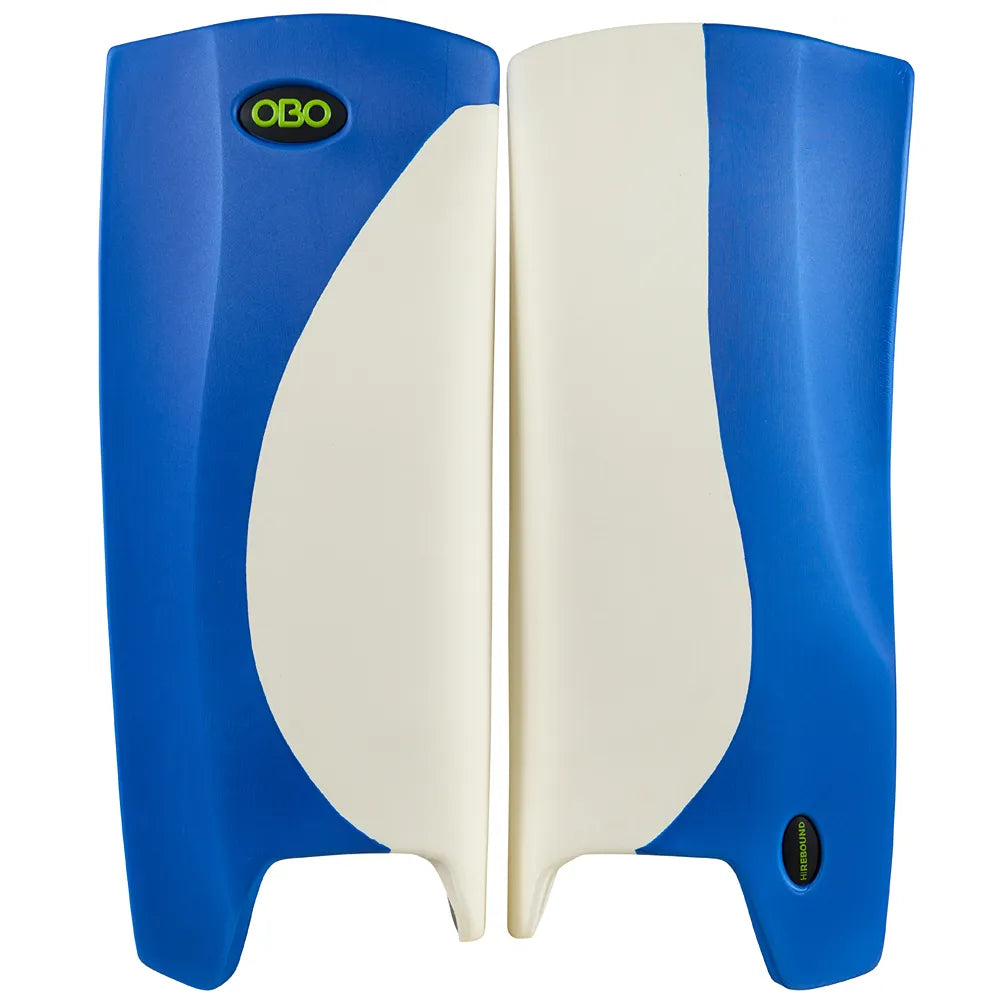 Wing Keeper Rod Replica OBO Hi Rebound Legguards White/Blue | Goalietotaal