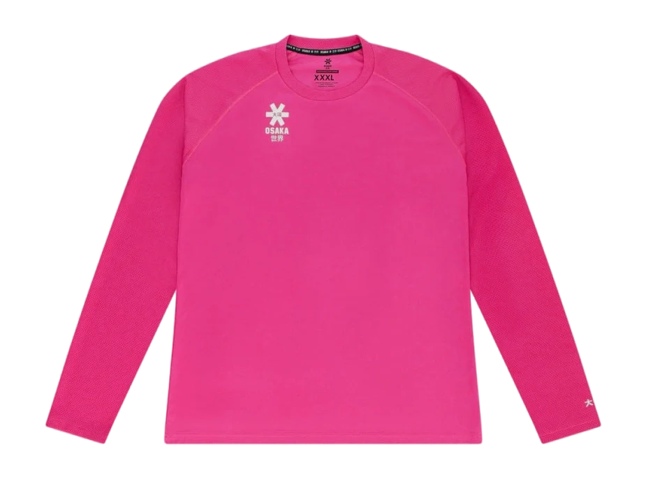Osaka Keeper Tee Long Sleeves S Rec - Fluo Pink Keeper